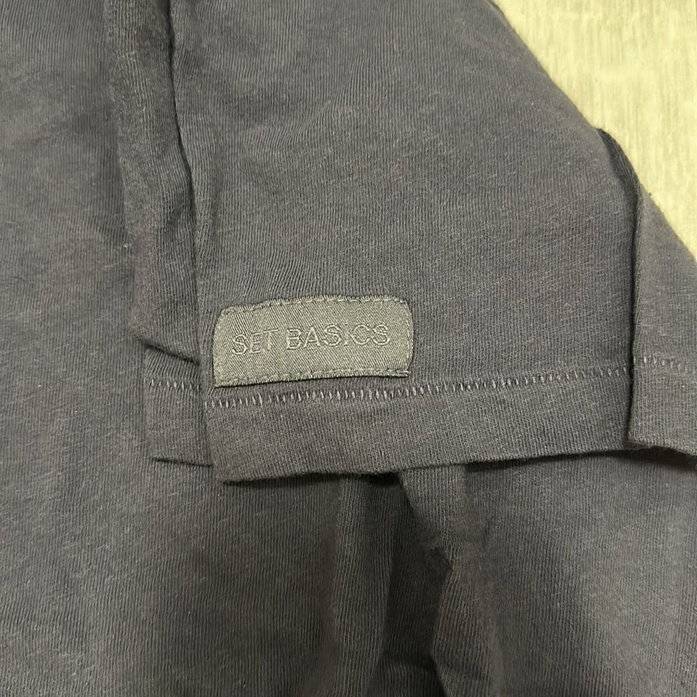 Set active Small New cotton blue tee shirt - Picture 3 of 4